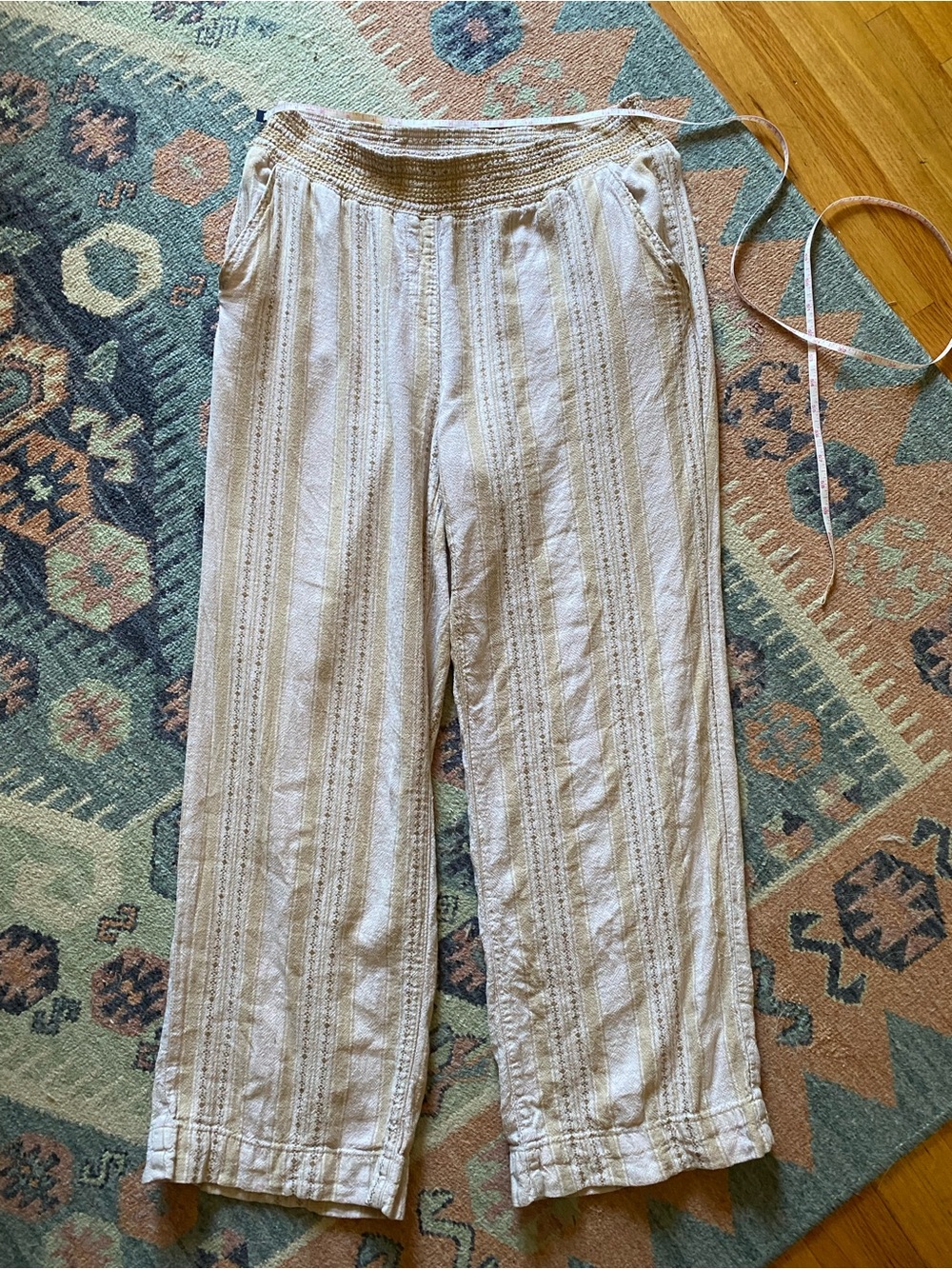 Briggs &Riley New York pants L linen rayon